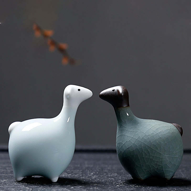 Chinese Zodiac Ceramic Tea Pet Home Decoration