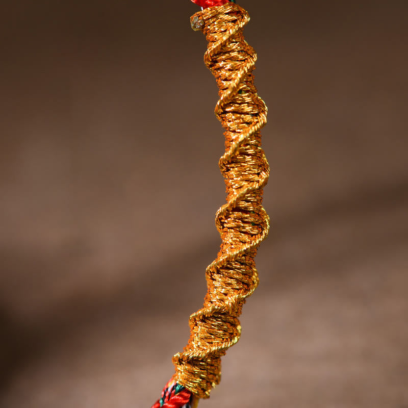 Handmade Chinese Zodiac Natal mystic zen Luck Strength Braided Rope Bracelet