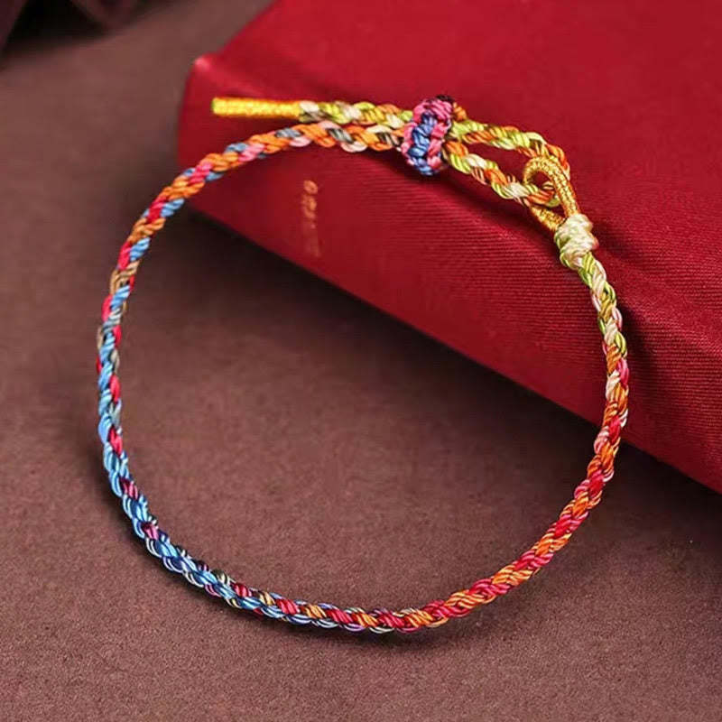 Handcrafted Luck Colorful Rope Child Adult Bracelet