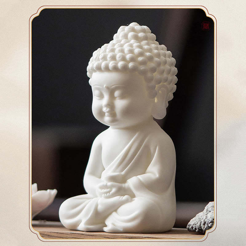 Lotus Flower Tathagata Kwan Yin Avalokitesvara Ksitigarbha Meditation Ceramic Stick Incense Burner Decoration