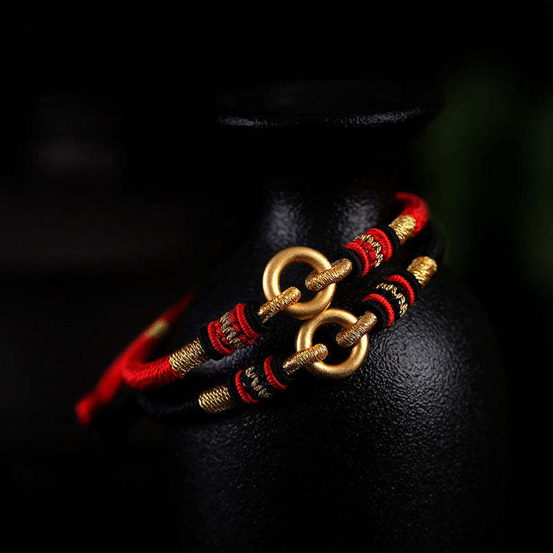 FengShui Lucky Red String Couple Bracelet
