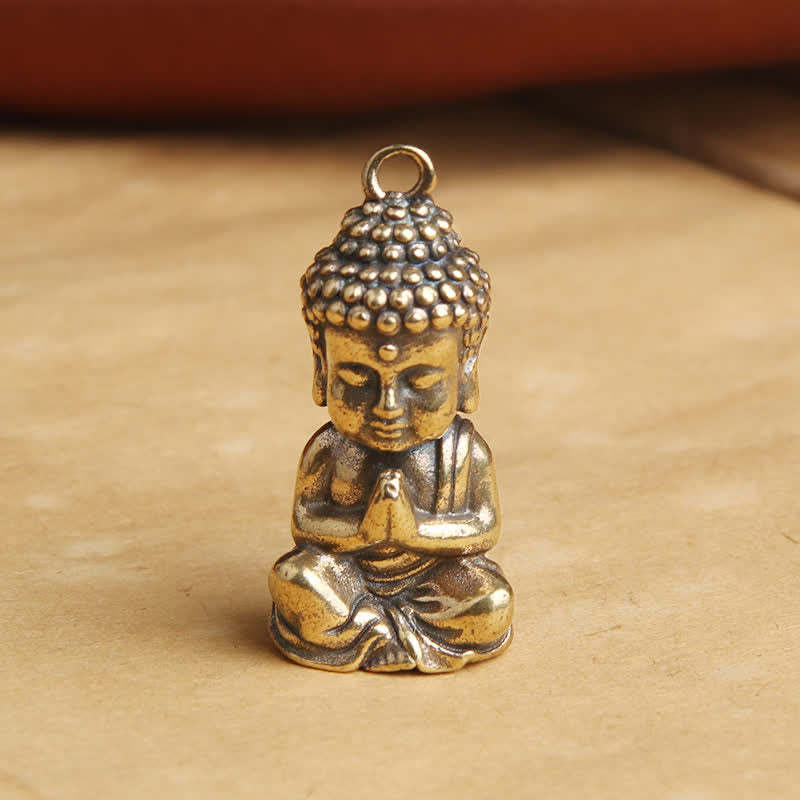 mystic zen Compassion Copper Keychain Pendant Decoration