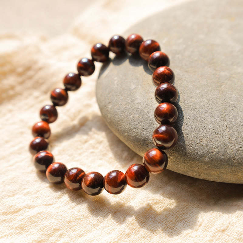Natural Tiger Eye Healing Bead Bracelet