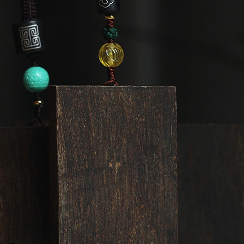 9.5 Points Sinking Kalimantan Agarwood Calm Balance Necklace Amulet Pendant