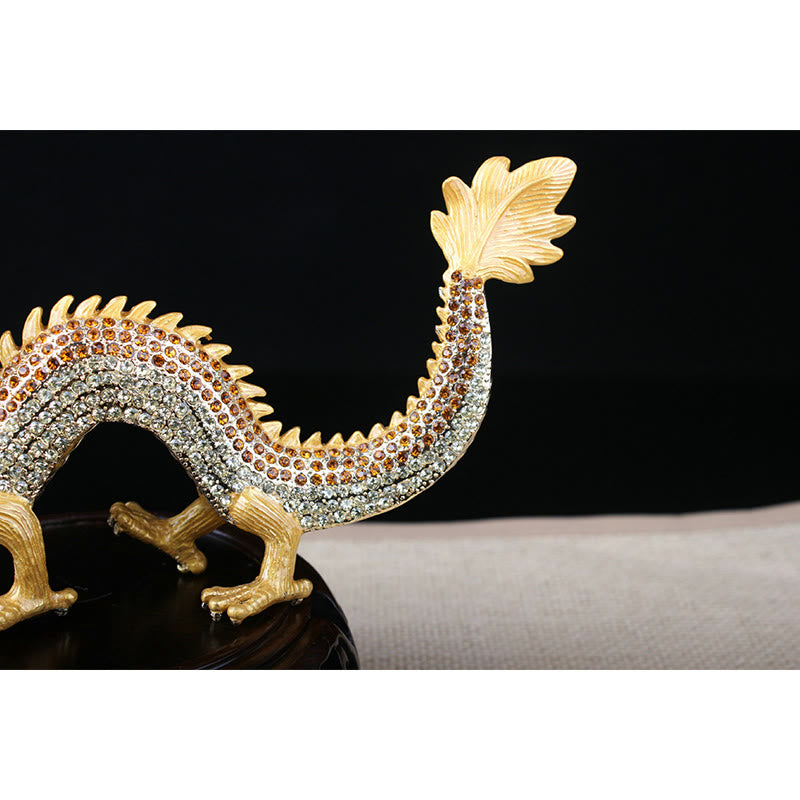 Handmade Feng Shui Dragon Luck Success Home Decoration