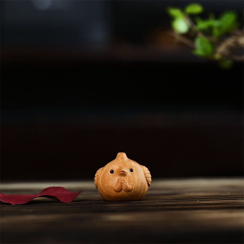 12 Chinese Zodiac Thuja Sutchuenensis Sandalwood Prosperity Mini Home Decoration