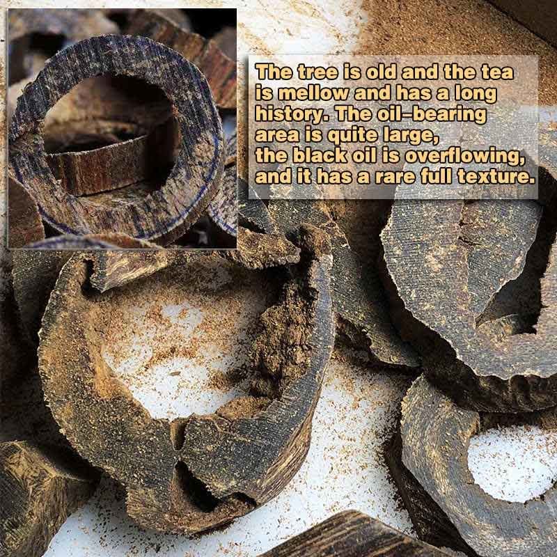Rare Brunei Agarwood Water Ripple Pattern Peace Calm Bracelet