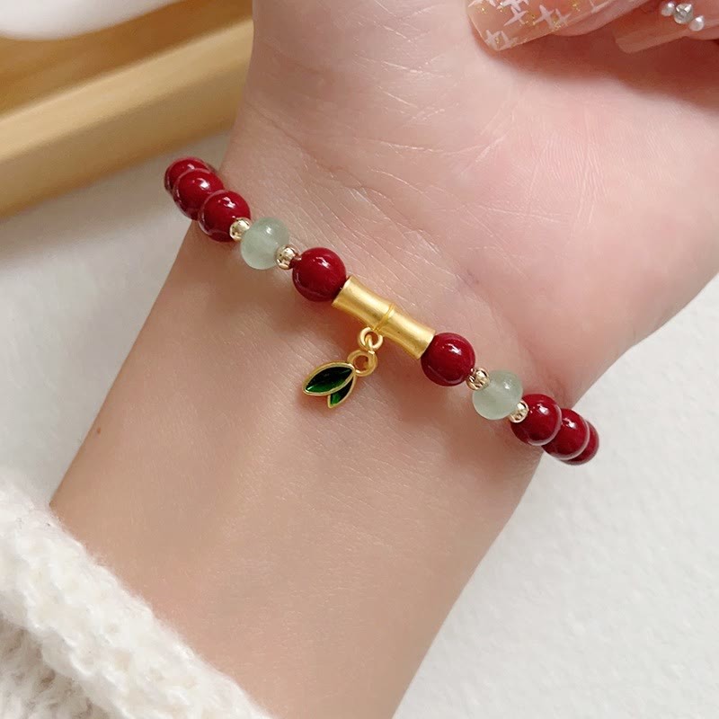 Cinnabar Bamboo Concentration Bracelet