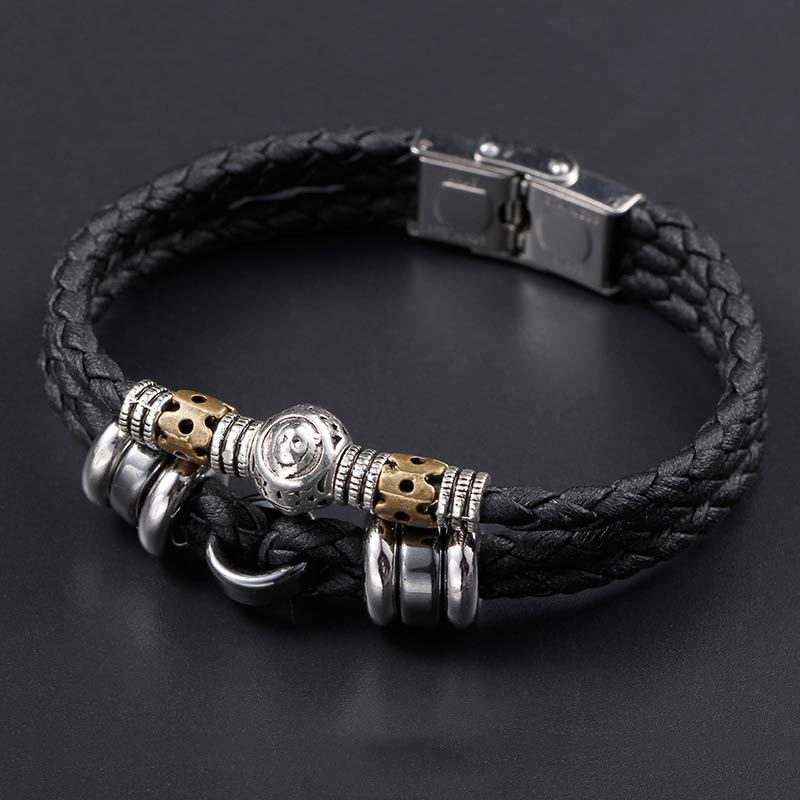 12 Constellations of the Zodiac Hematite Protection Bracelet