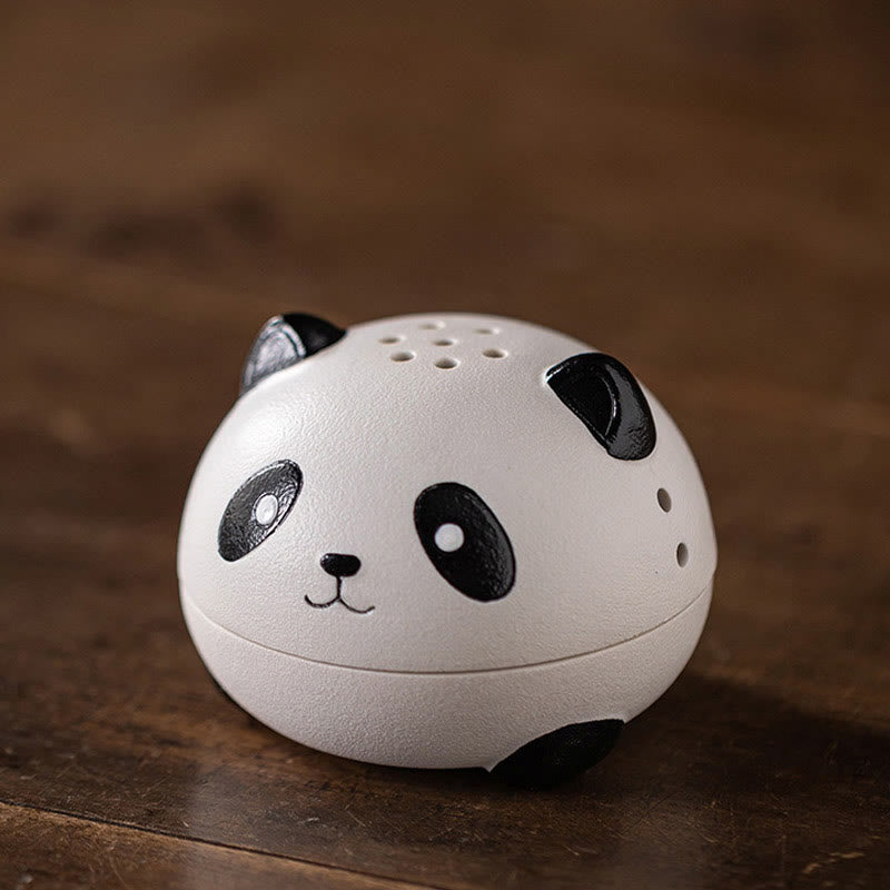 Cute Panda Healing Ceramic Incense Burner Desk Decoration