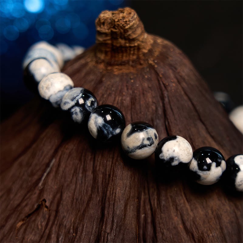 mystic zen Stone Orca Agate Protection Bracelet