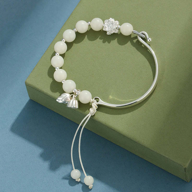 Bodhi Seed Butterfly Lotus Luck Wealth Bracelet Bangle