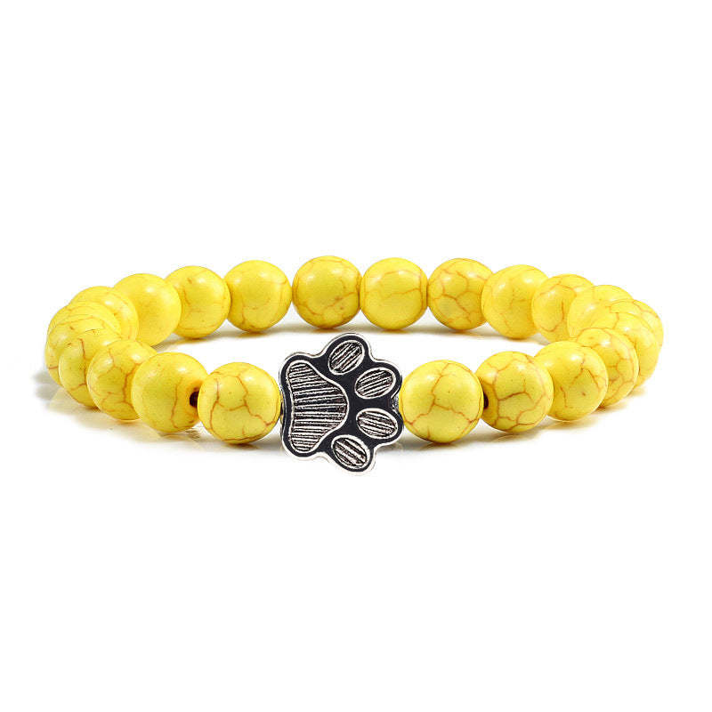 Save A Dog Stone Bracelet