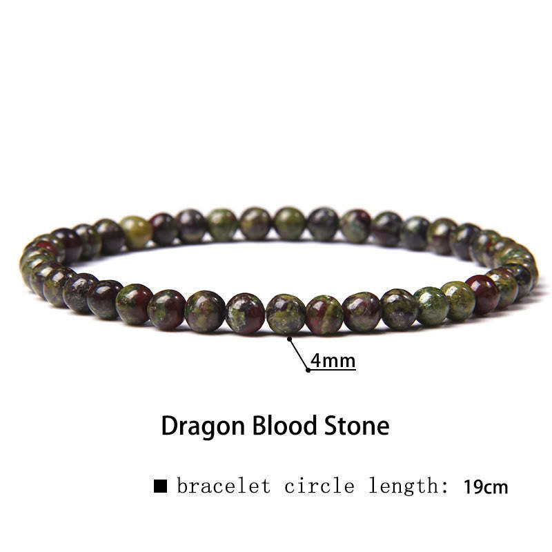4mm Various Stone Crystal Mini Beads Healing Bracelet