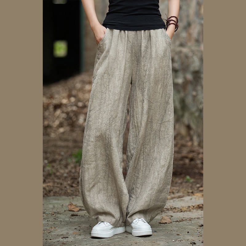 Retro Tie Dye Harem Pants Casual Women's Yoga Pants With Pockets