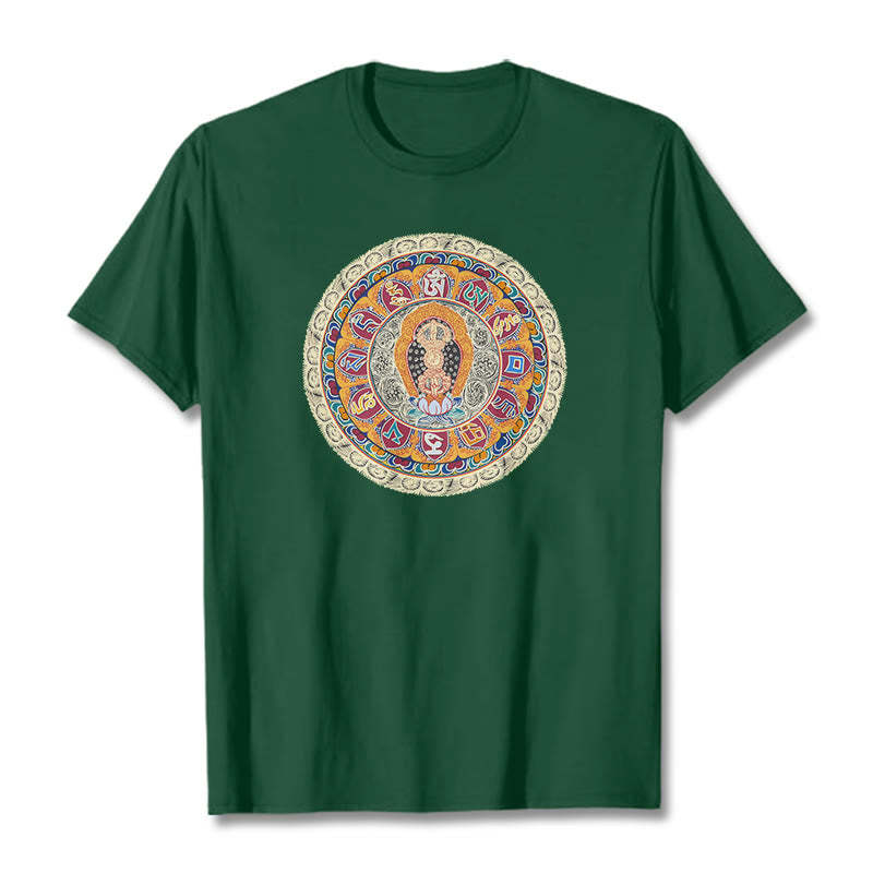 Dorje Vajra Mandala mystic zen Cotton Tee T-shirt