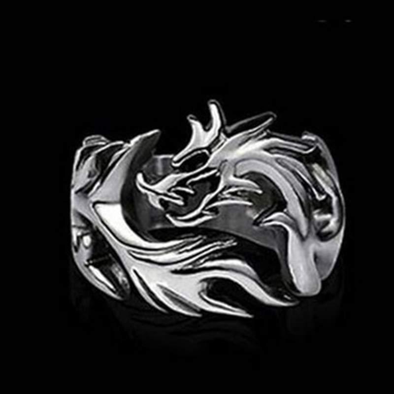 Dragon Pattern Protection Strength Adjustable Ring