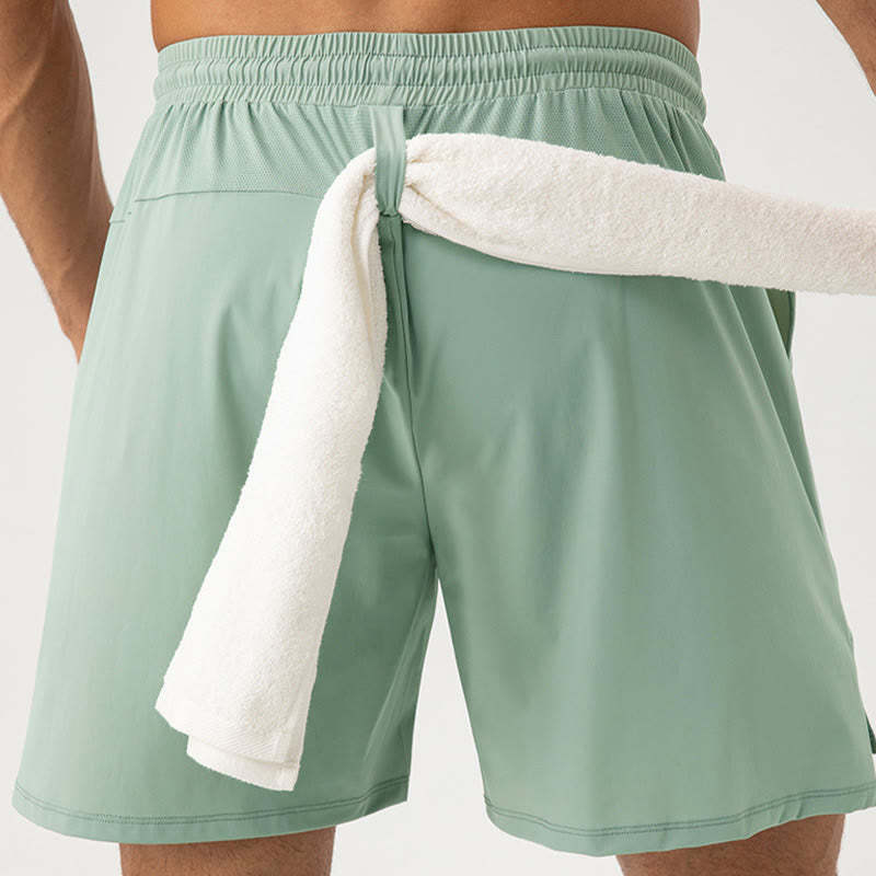 Men's Casual Quick Dry Sports Shorts With Pockets
