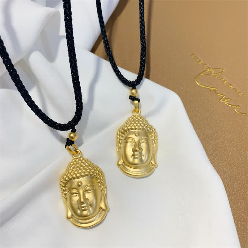 Gold mystic zen Copper Wealth Necklace Pendant