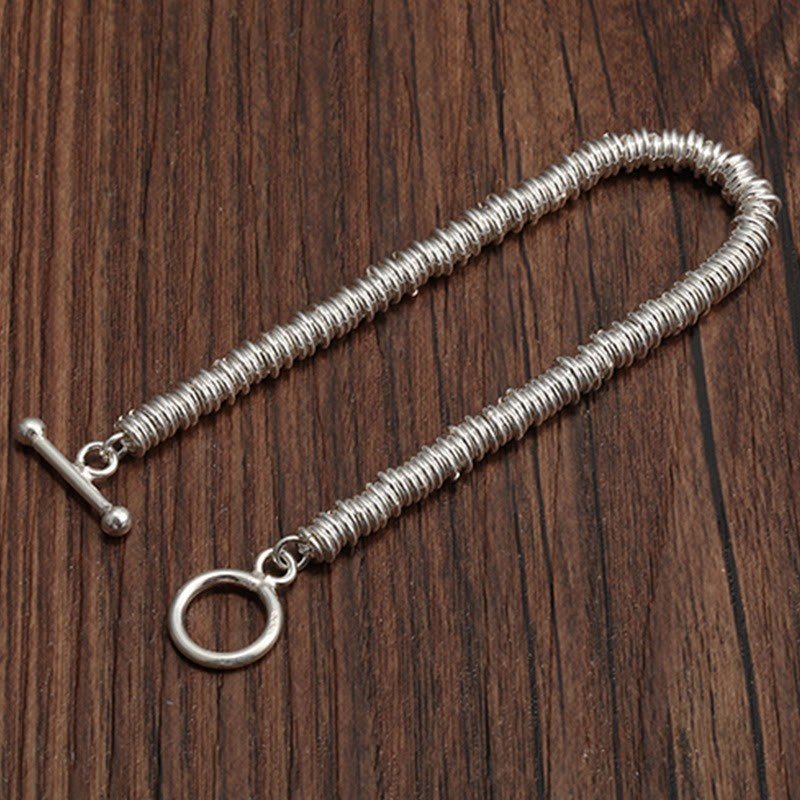 Simple Circle Pattern Design Luck Chain Bracelet