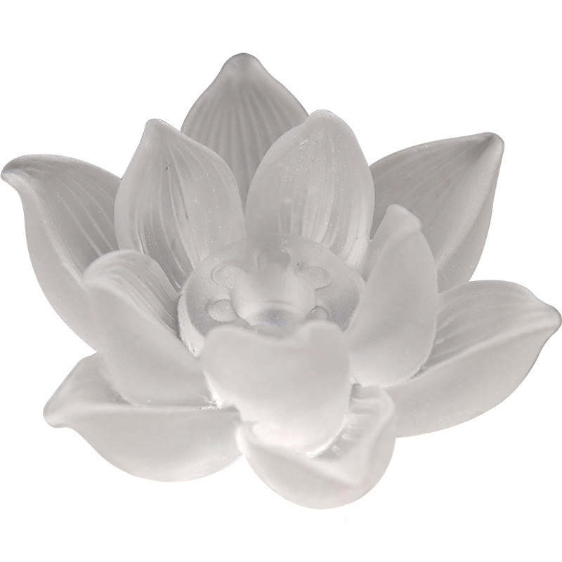 Mini Lotus Liuli Crystal Healing Meditation Stick Incense Burner