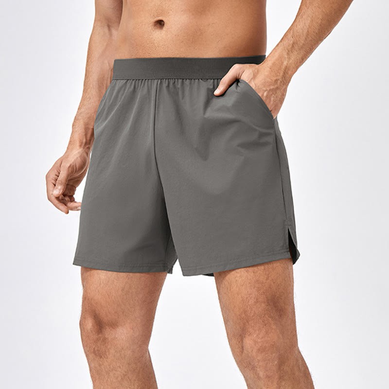 Men's Casual Loose Nylon Quick Dry Sports Shorts With Pockets