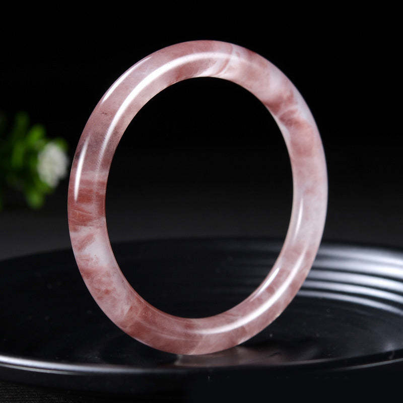 Purple Jade Happiness Protection Bracelet Bangle