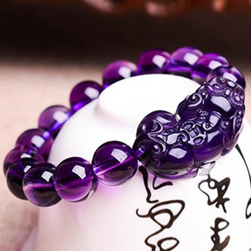 Feng Shui Amethyst Fortune Wealth Bracelet
