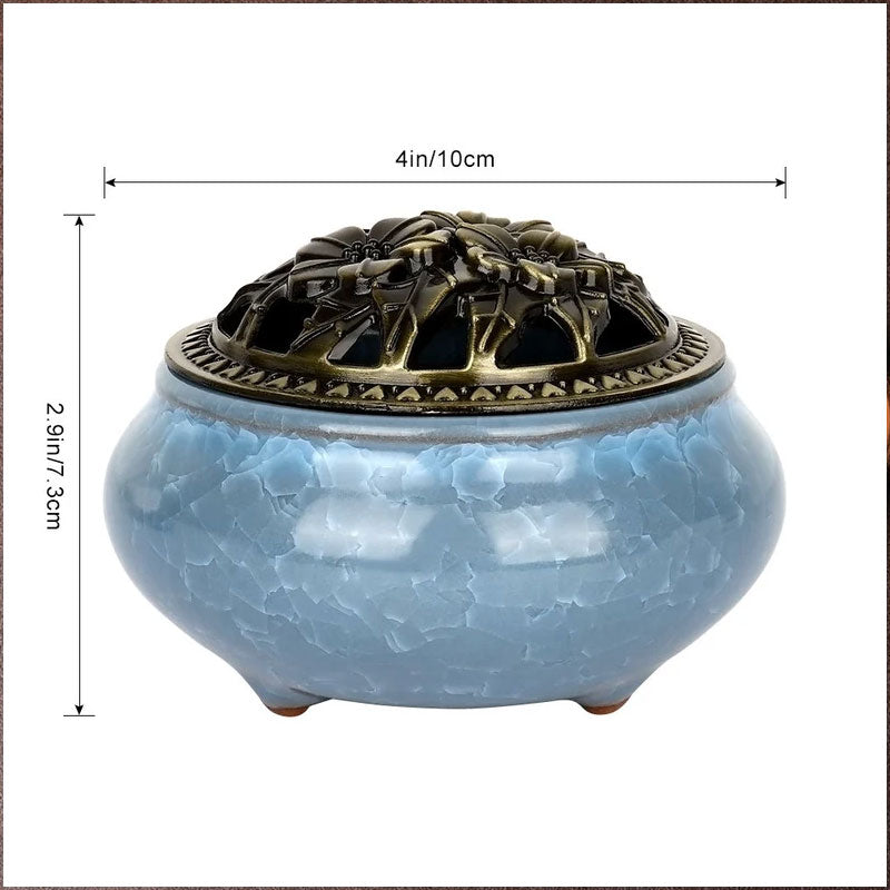 Colorful Ceramic Incense Burner
