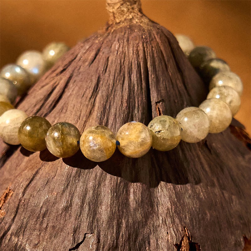 Natural Labradorite Beads Healing Support Bracelet