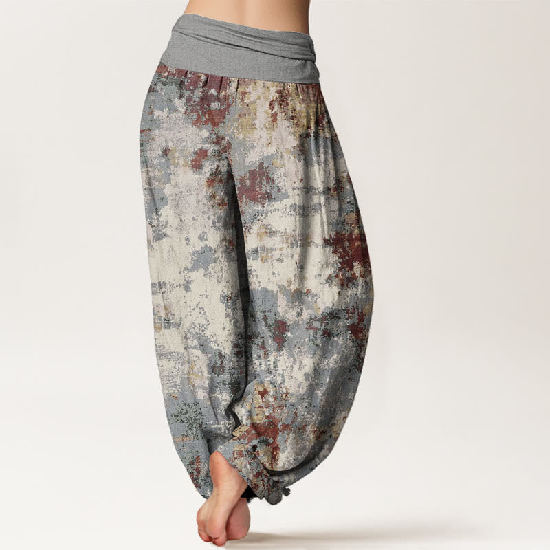 Tie Dye Women's Elastic Waist Harem Pants