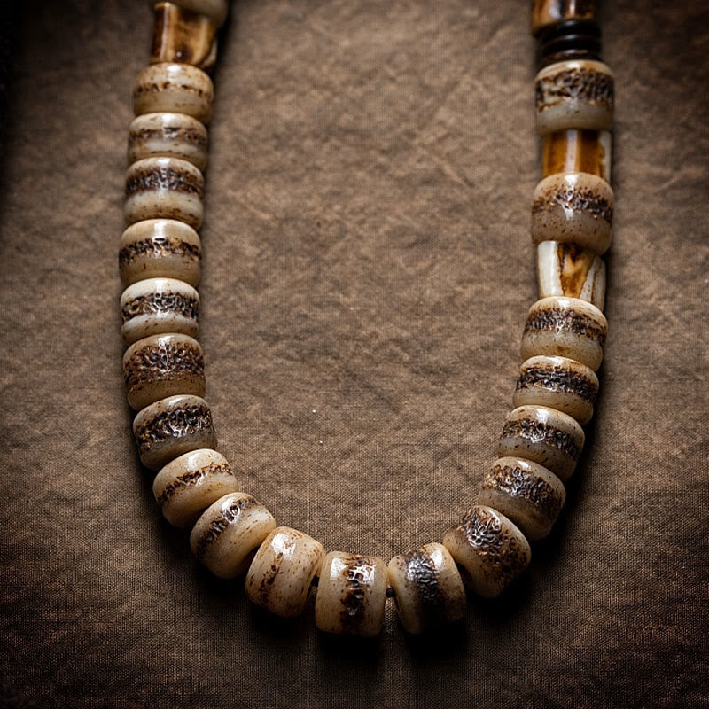 Tibetan Deer Bone Yak Bone Lucky Balance Bracelet