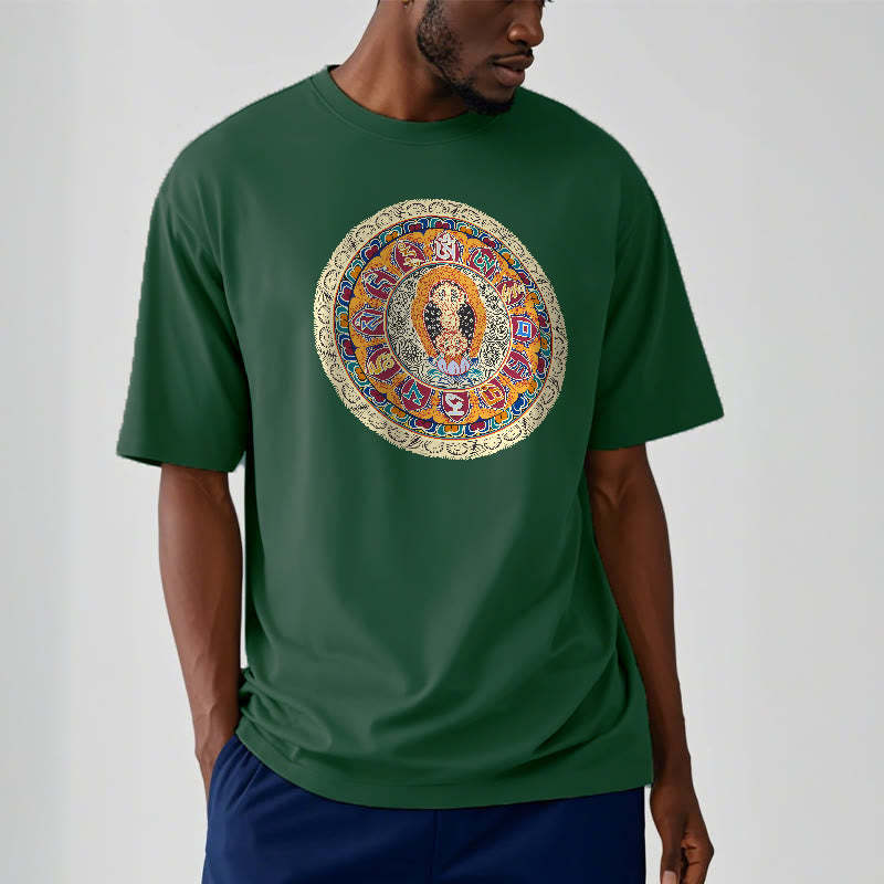 Dorje Vajra Mandala mystic zen Cotton Tee T-shirt