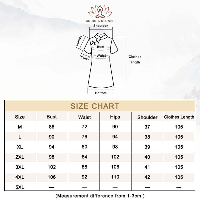 Retro Flower Lotus Peony Feather Print Qipao Dress Women's Cheongsam Dress