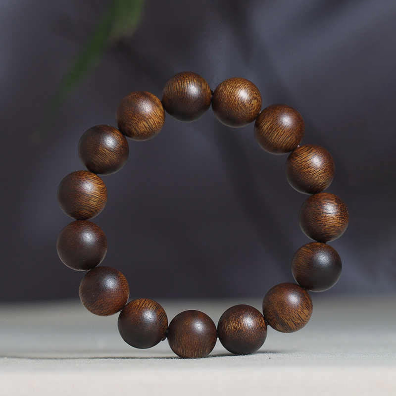 Cambodia Qinan Agarwood Nine Points Sinking Water Balance Bracelet