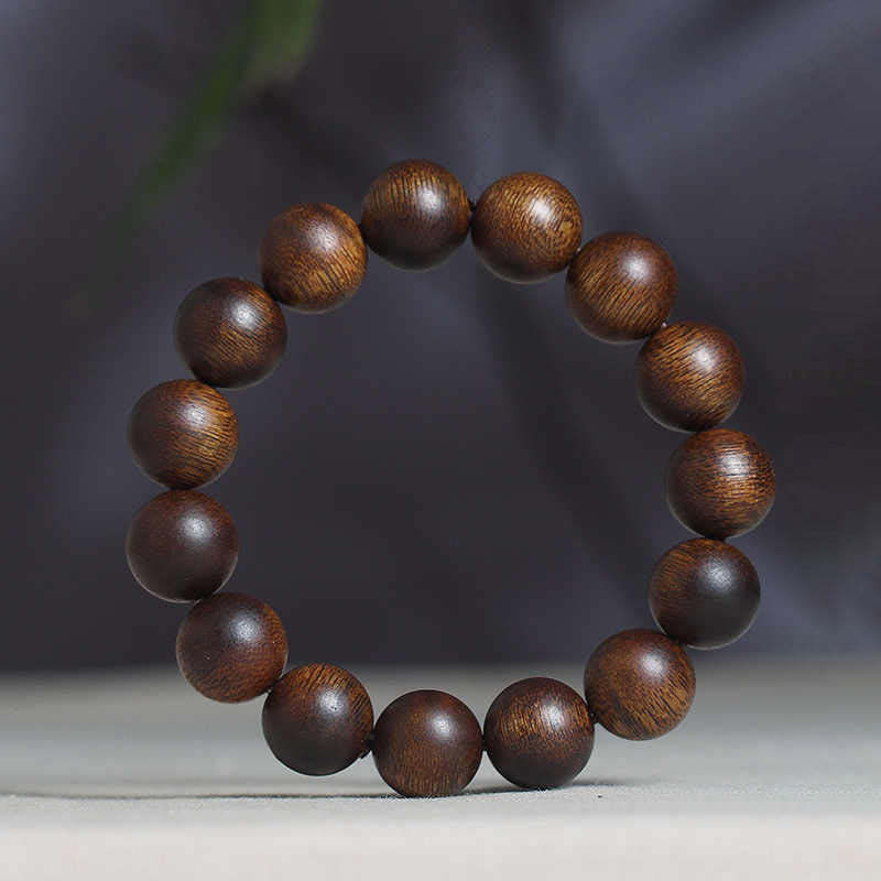 Cambodia Qinan Agarwood Nine Points Sinking Water Balance Bracelet