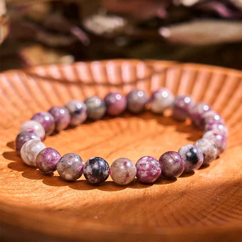 mystic zen Stone Plum Blossom Tourmaline Balance Bracelet