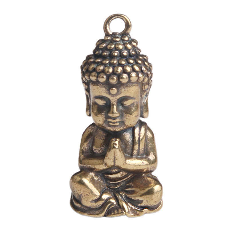 mystic zen Compassion Copper Keychain Pendant Decoration