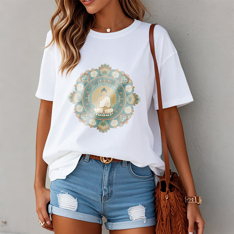 Mandala Flower mystic zen Tee T-shirt