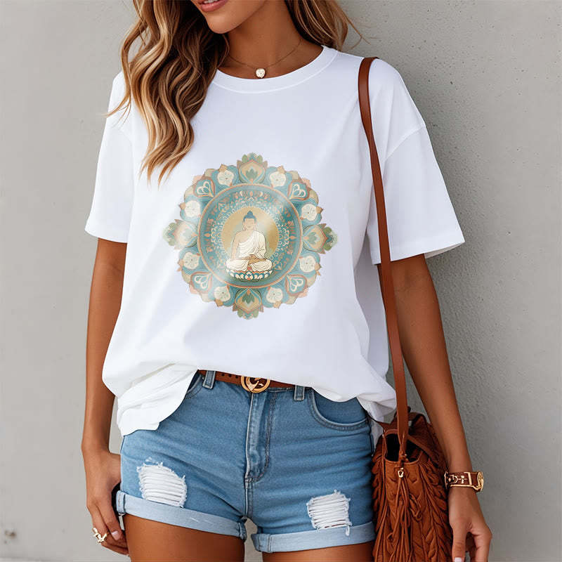 Mandala Flower mystic zen Tee T-shirt