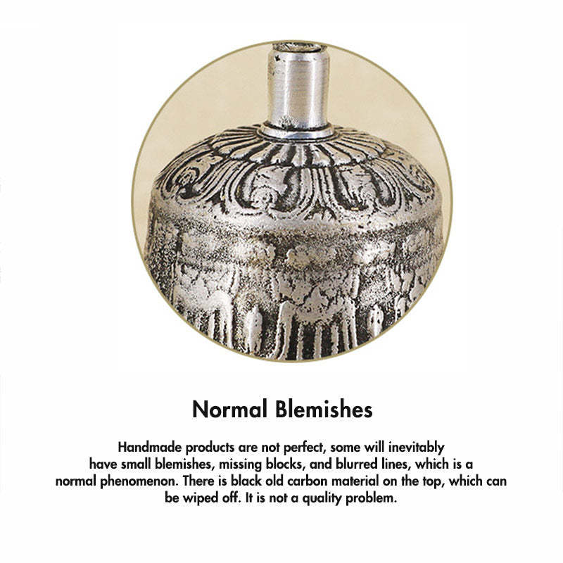 Tibetan Meditation Bell and Vajra Dorje Copper Decoration Set