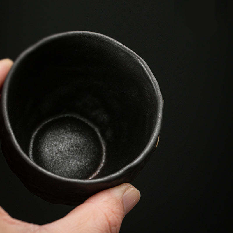 Lotus Pod Leaf Flower Auspicious Clouds Ceramic Teacup Kung Fu Tea Cup