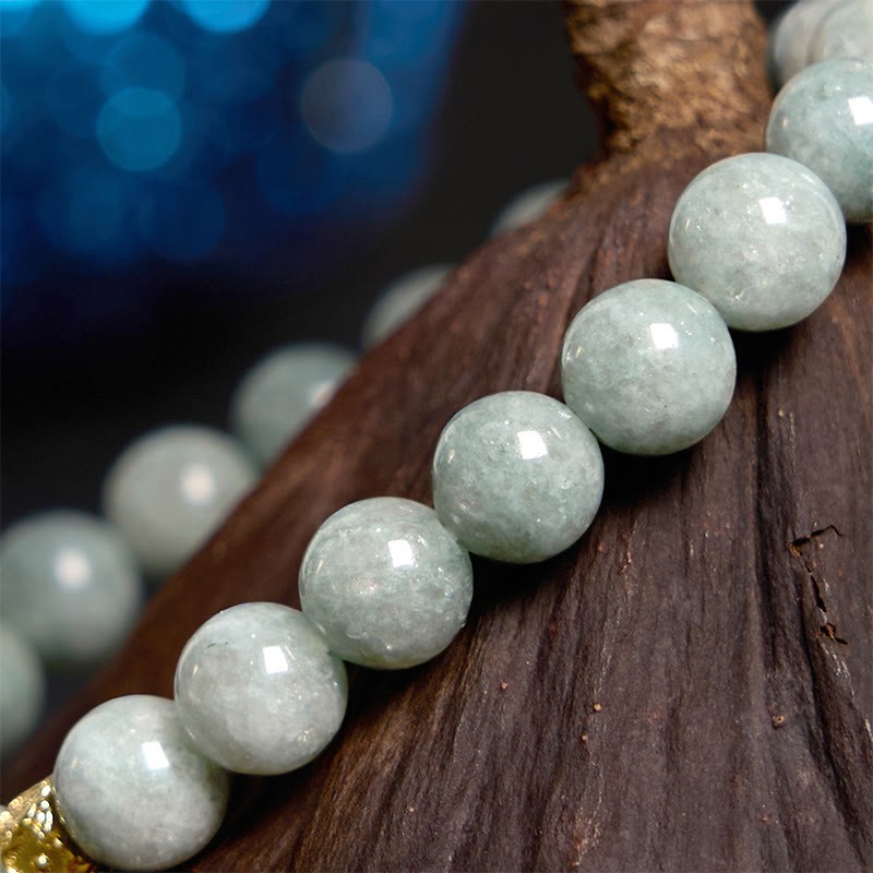 Jade Abundance Flower Bracelet