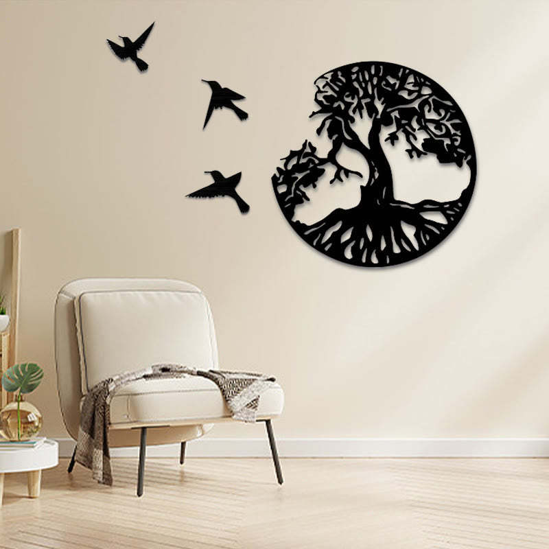 Tree of Life Birds Creation Wall Art