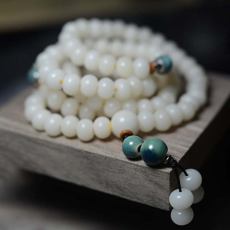 108 Mala Beads Bodhi Seed Keep Away Evil Spirits Calm Bracelet