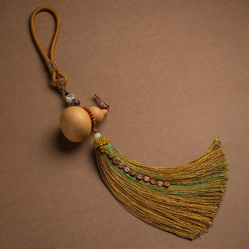 Feng Shui Coins Gourd Chinese Knot Lucky Coins Five Emperor Money Wealth Tassels Decoration