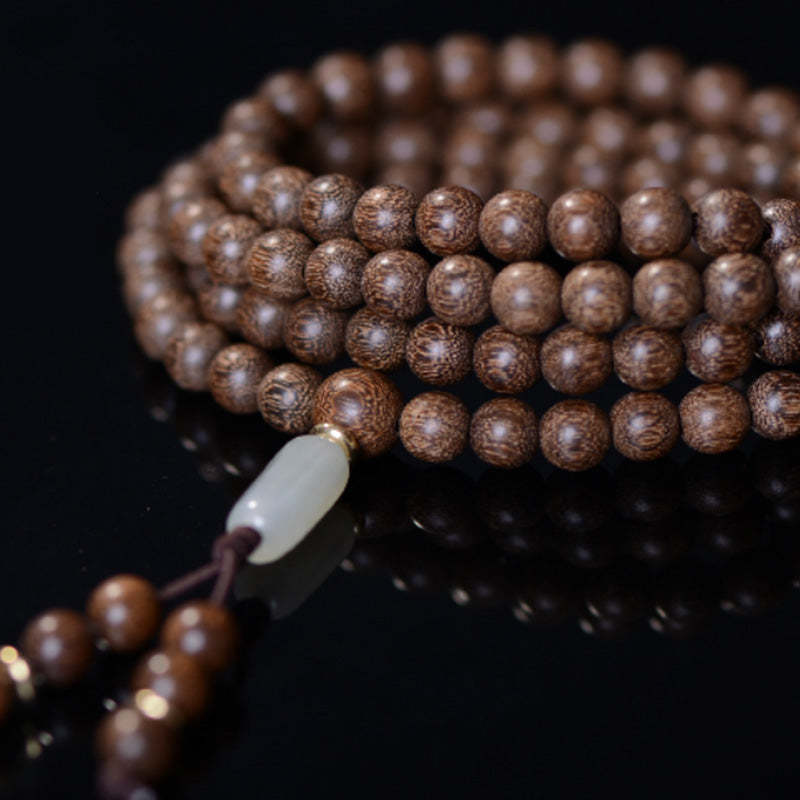 108 Mala Beads Rosewood Jade Calm Bracelet