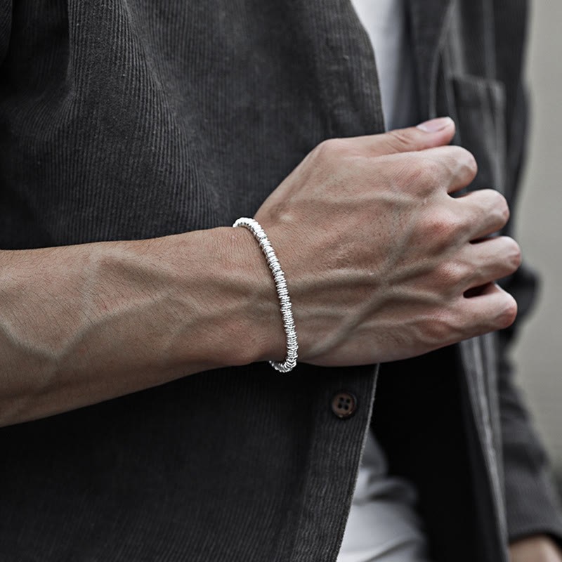 Simple Circle Pattern Design Luck Chain Bracelet