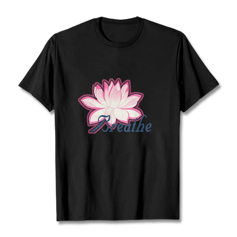 BREATHE Lotus Flower Tee T-shirt