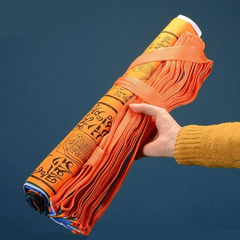 Tibetan 5 Colors Windhorse Auspicious Outdoor 25 Pcs Prayer Flag